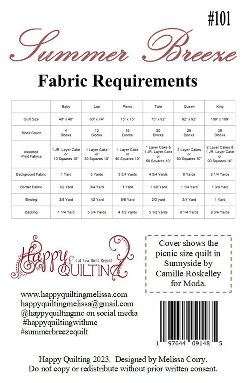 Summer Breeze by Happy Quilting