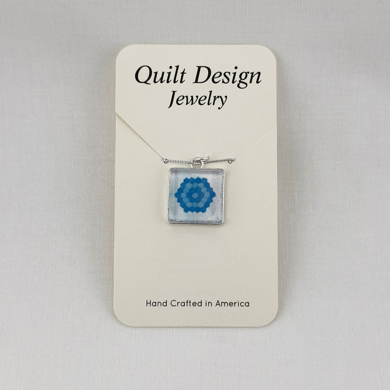 Quilt Pendants Grandma's Flower Garden