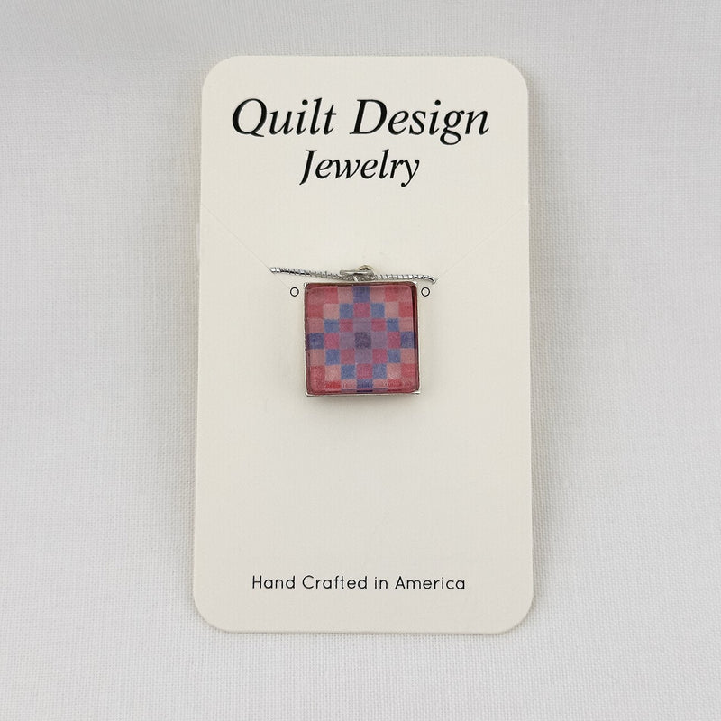 Quilt Pendants Trip Around the World Peach