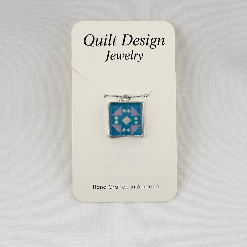 Quilt Pendants Triangle Trail