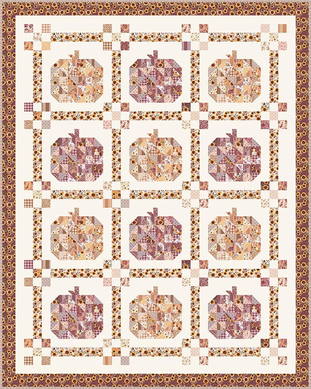 Modern Prairie Pumpkin Patch Quilt Pattern
