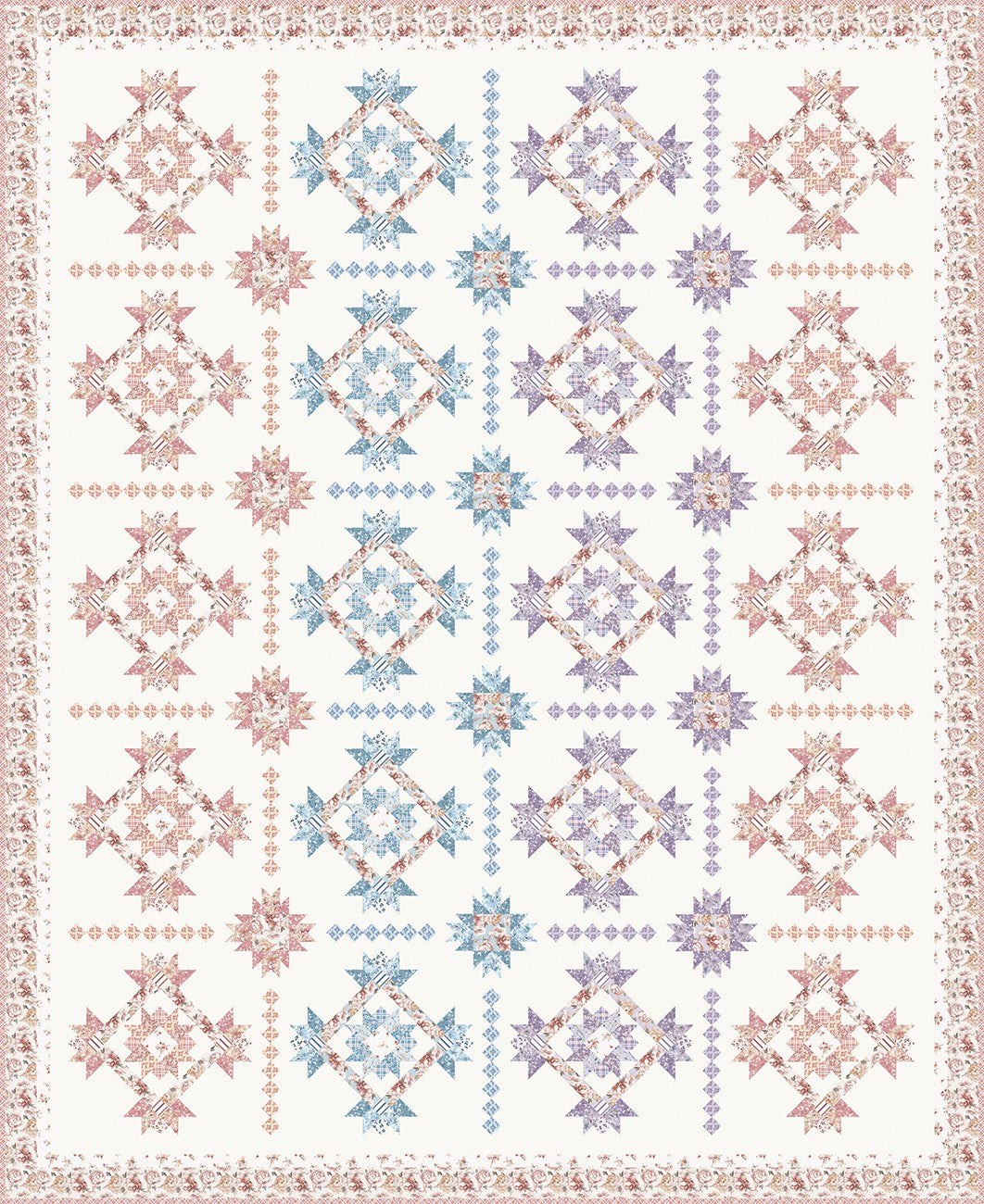 Modern Prairie Wildflower Fields Quilt Pattern