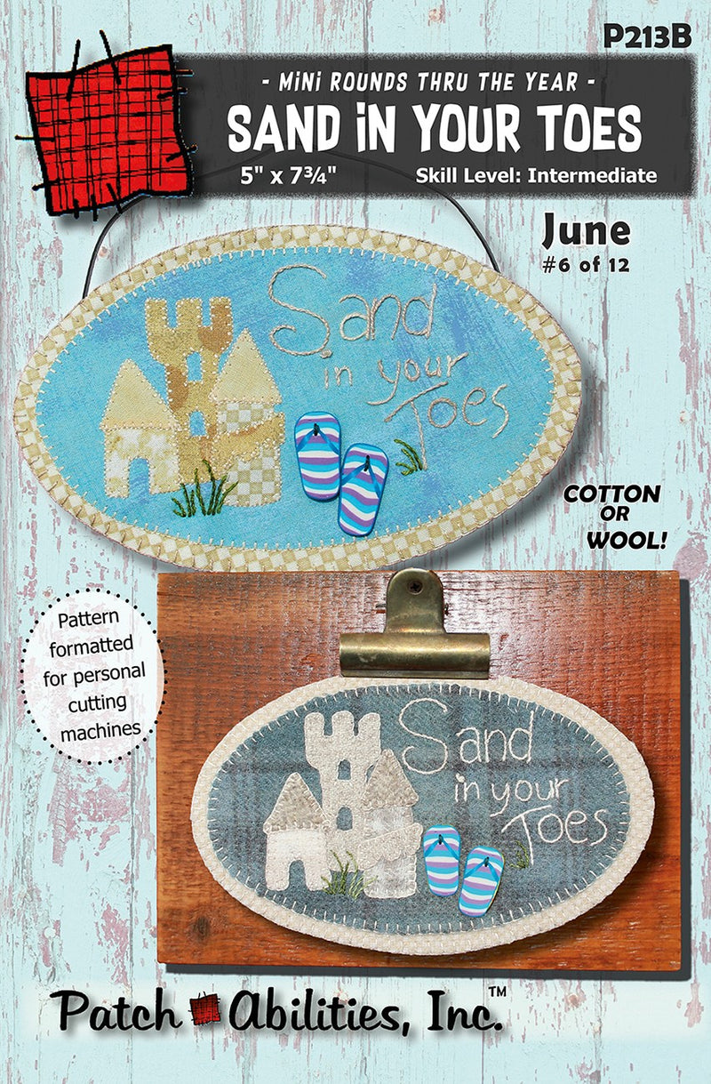 Sand in Your Toes with flip flop buttons