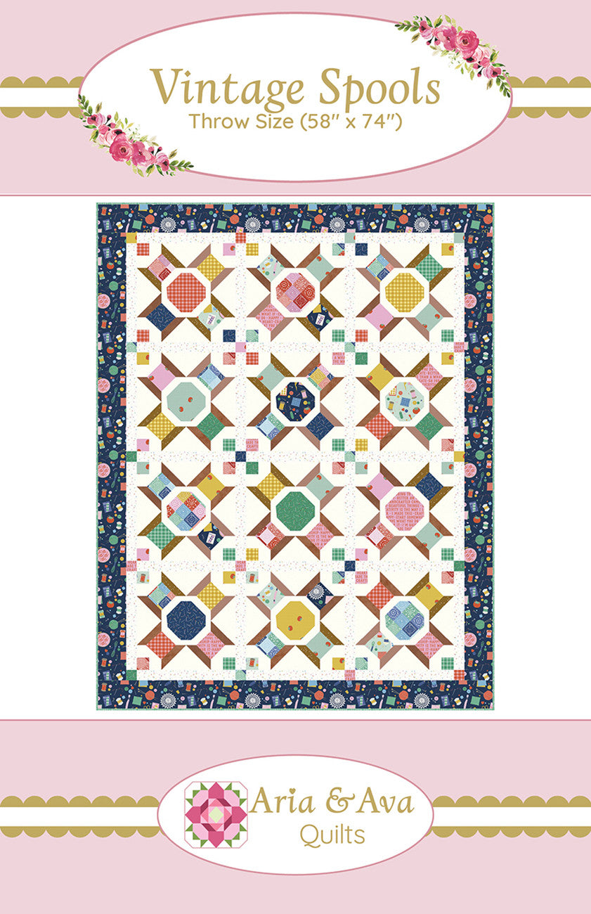 Vintage Spools by Aria & Ava Quilts