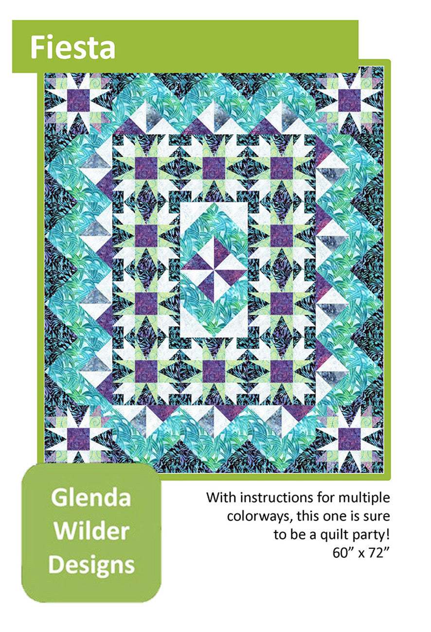 Glenda Wilder Designs Fiesta Quilt Pattern