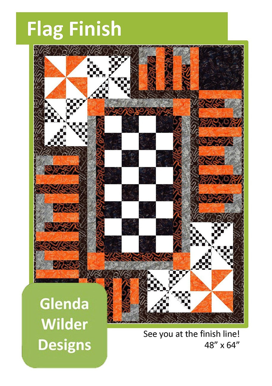 Glenda Wilder Designs Flag Finish Quilt Pattern