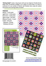 Glenda Wilder Designs Shining Bright Quilt Pattern