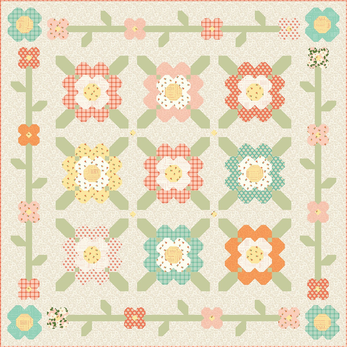My Sew Quilty Life Garden Side Quilt Pattern