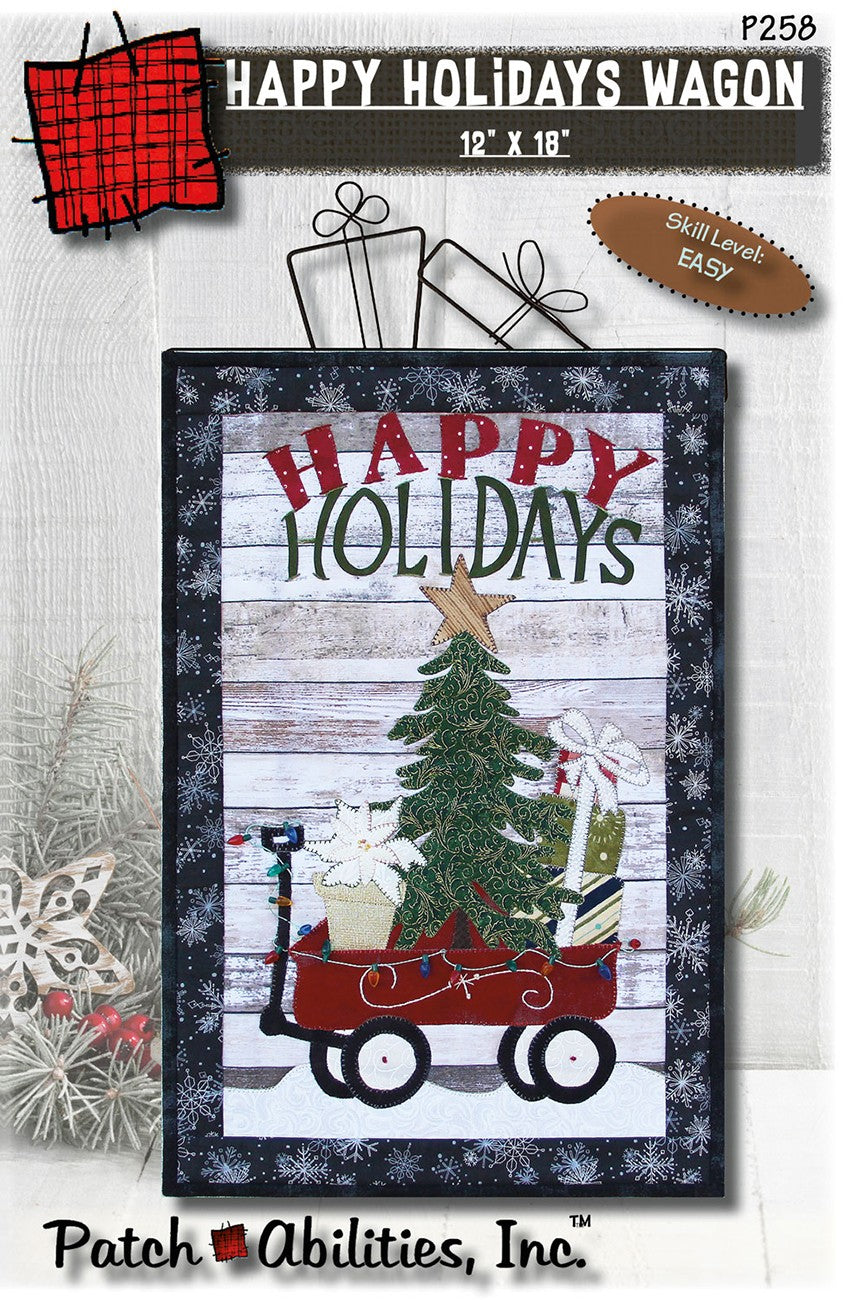 Happy Holidays Wagon