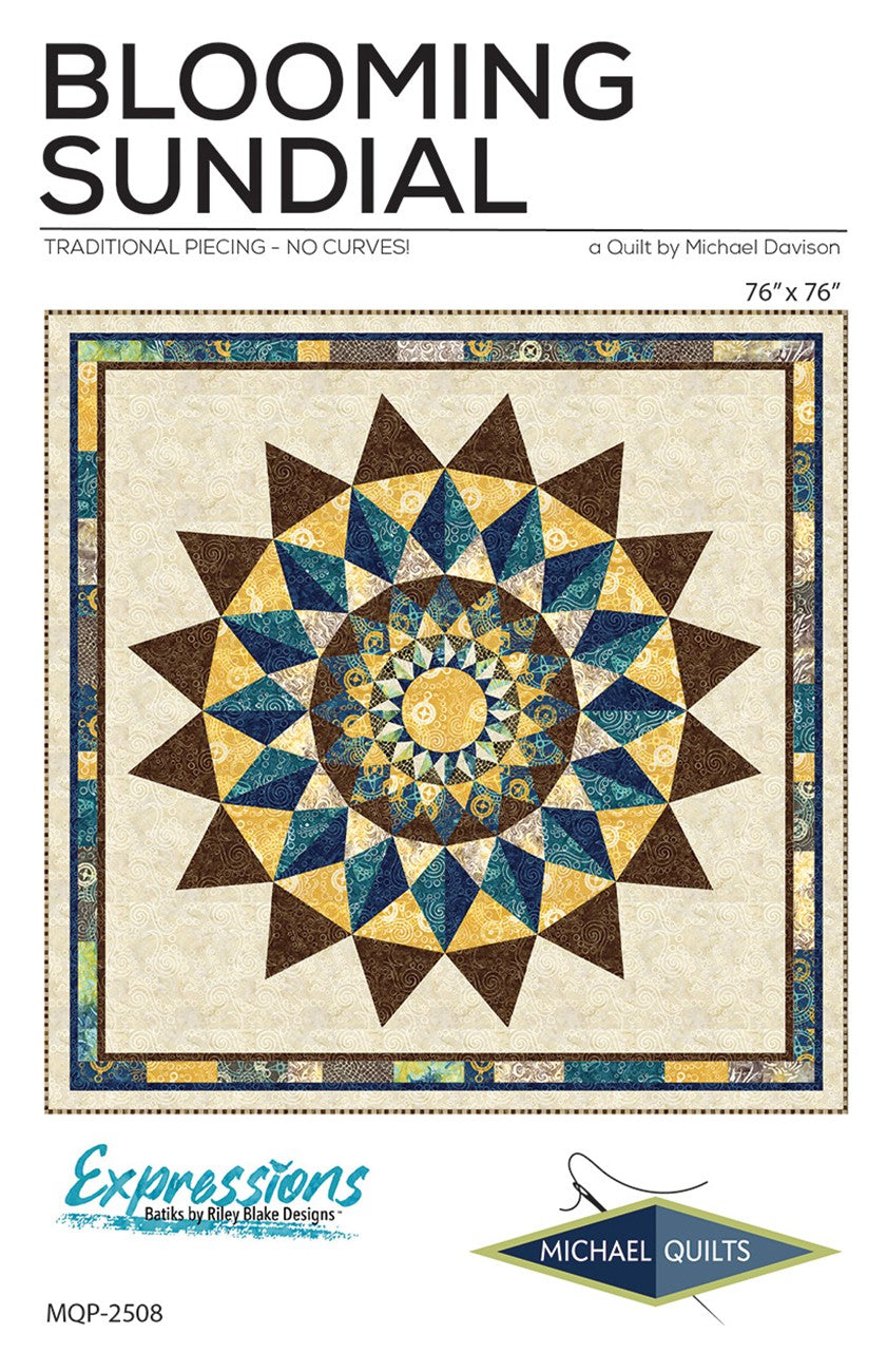 Michael Quilts Blooming Sundial Quilt Pattern