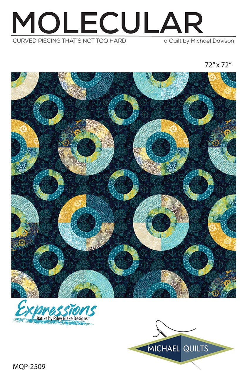 Michael Quilts Molecular Quilt Pattern