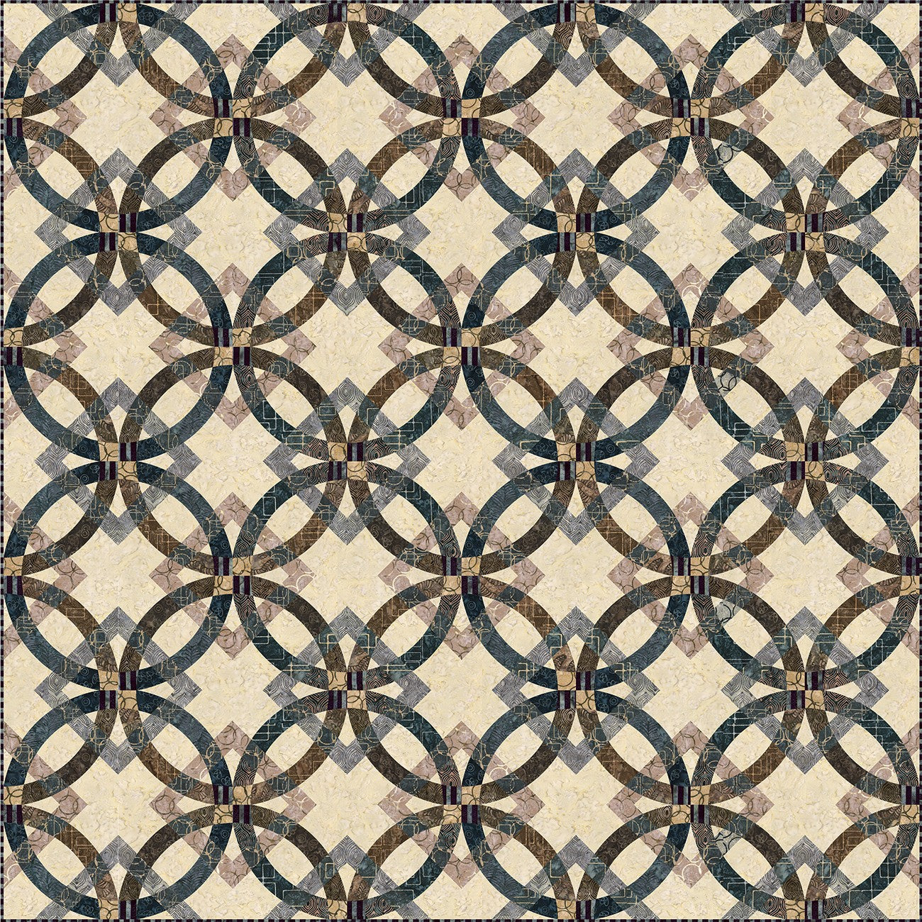 Michael Quilts Urban Wedding Ring Quilt Pattern