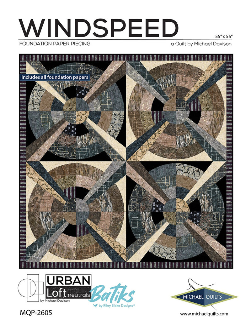 Michael Quilts Windspeed Quilt Pattern