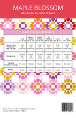 Quilt Cakes Maple Blossom Quilt Pattern