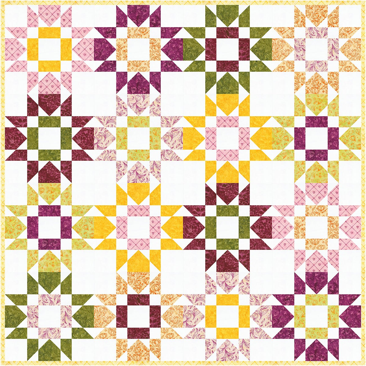 Quilt Cakes Maple Blossom Quilt Pattern