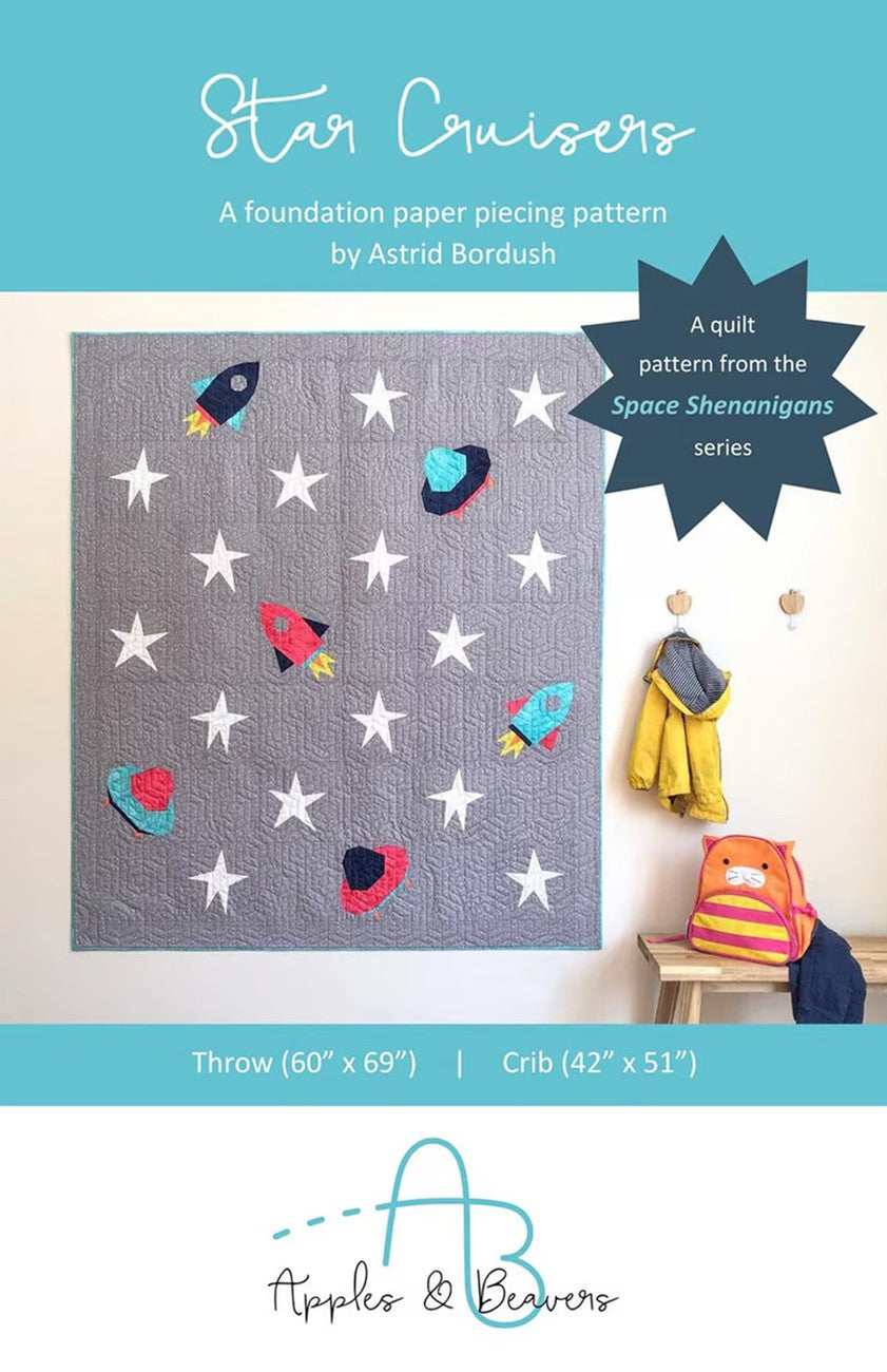 Apples & Beavers Star Cruisers Quilt Pattern