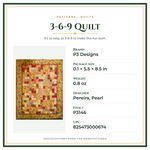 Product Specifications – 3-6-9 Quilt