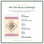 Product Specifications – Off-The-Block Applique