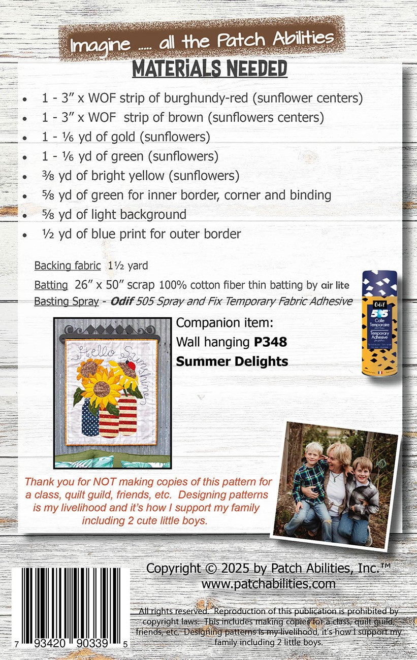 Summer Sunflowers runner