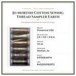Product Specifications – Jo Morton Cotton Sewing Thread Sampler Earth
