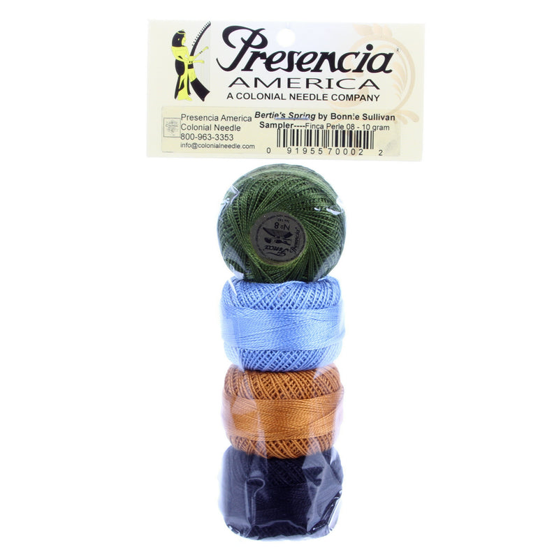Pearl Cotton Size 8 Thread Sampler Pack Bertie's Spring