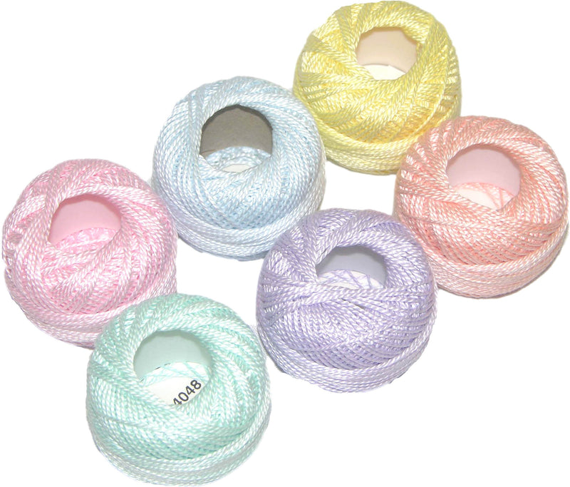 Pearl Cotton Size 12 Thread Sampler Pack Pastel