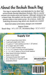 The Beckah Beach Bag Pattern