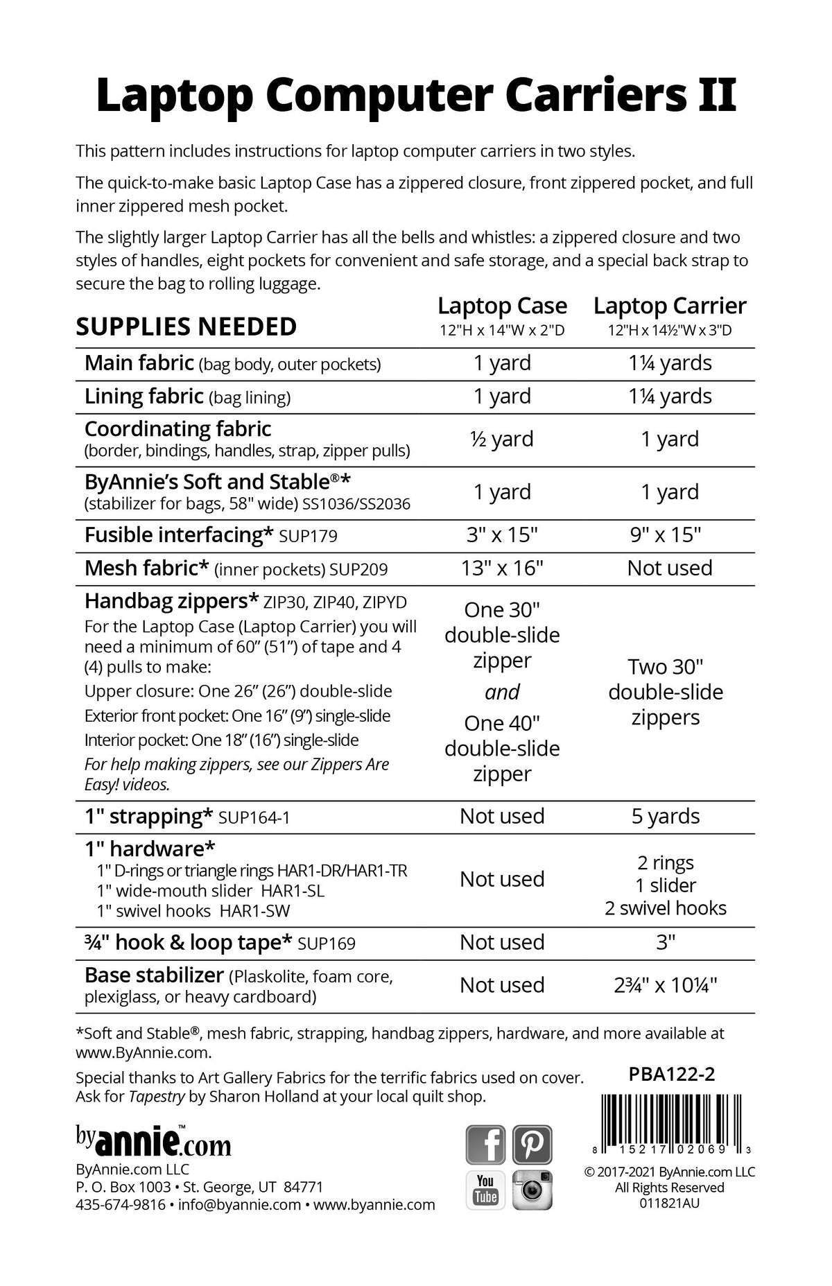 Laptop Computer Carriers II