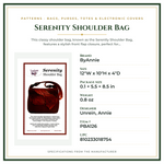 Product Specifications – Serenity Shoulder Bag