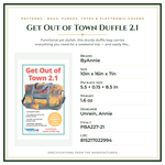 Product Specifications – Get Out of Town Duffle 2.1
