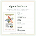 Product Specifications – Quick Zip Cases
