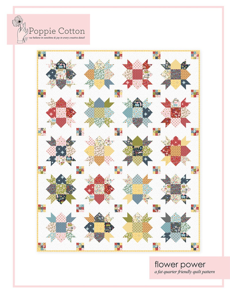 Quilt Pattern Farm Girls Unite Flower Power