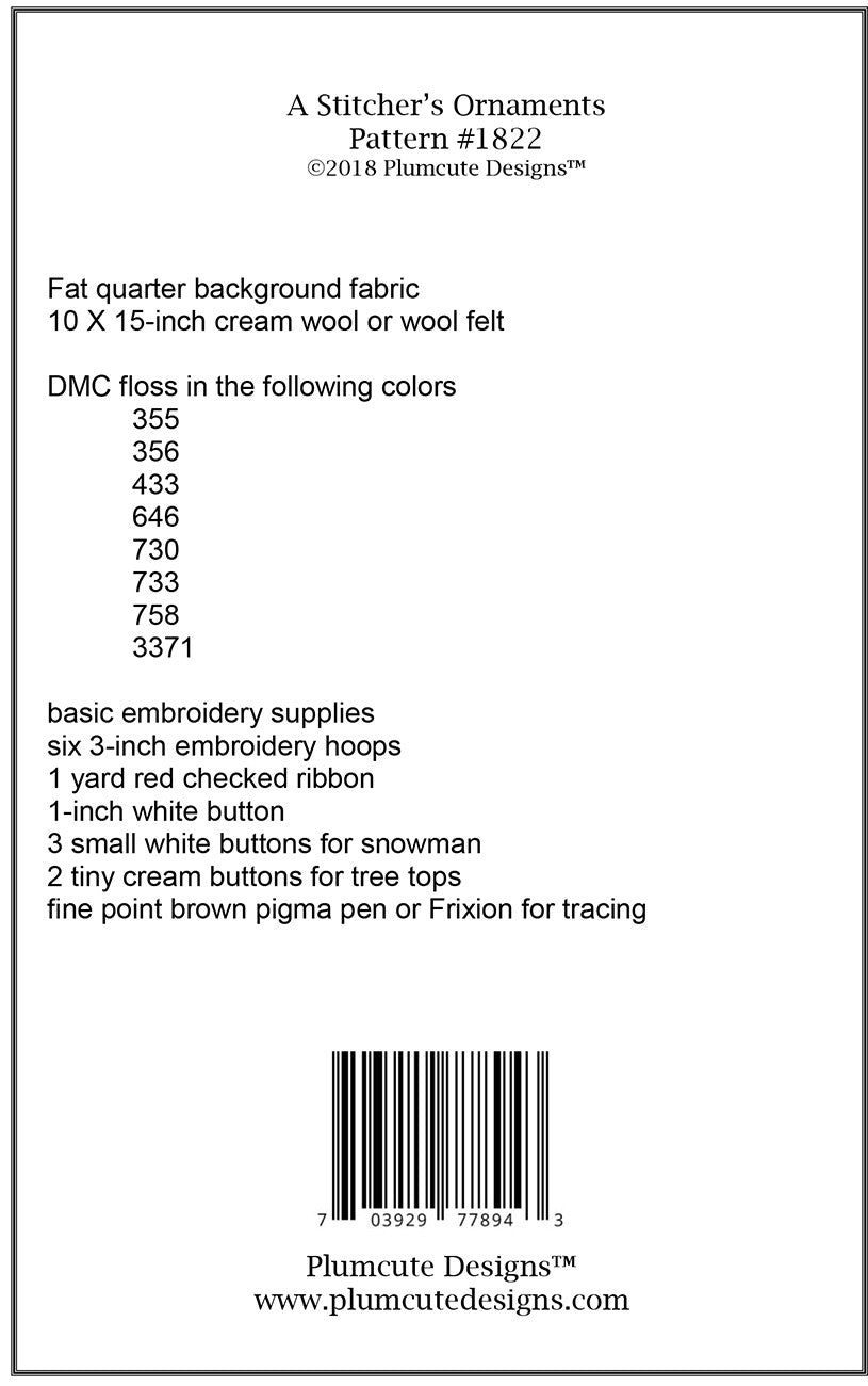 A Stitcher's Ornaments
