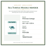 Product Specifications – Sea Turtle Needle Minder