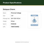 Product Specifications – Octopus Charm