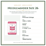 Product Specifications – Needleminder Size 26
