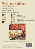 Welcome Autumn Cross Stitch