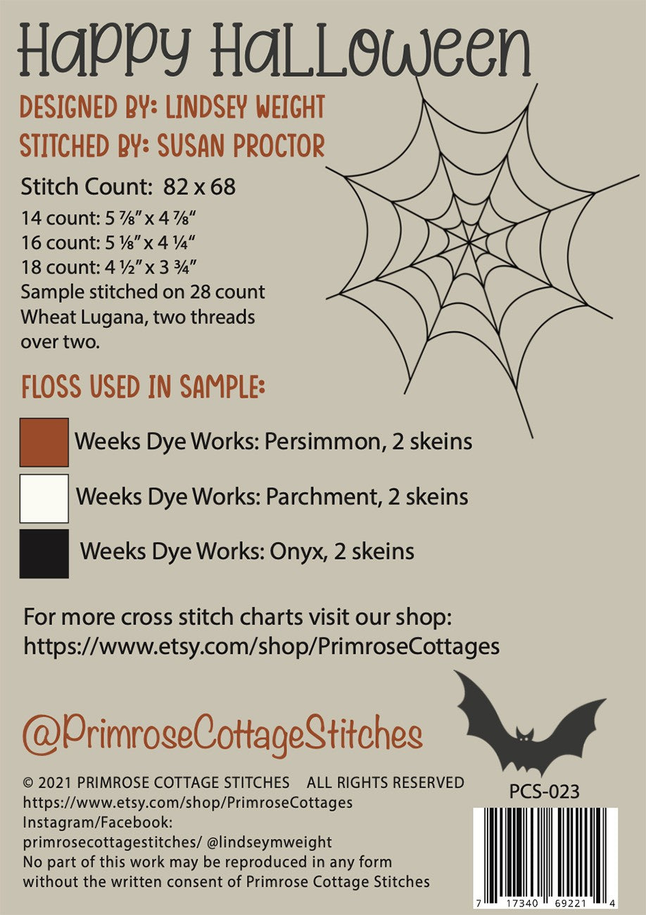 Happy Halloween Cross Stitch