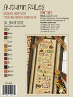Autumn Rules Cross Stitch
