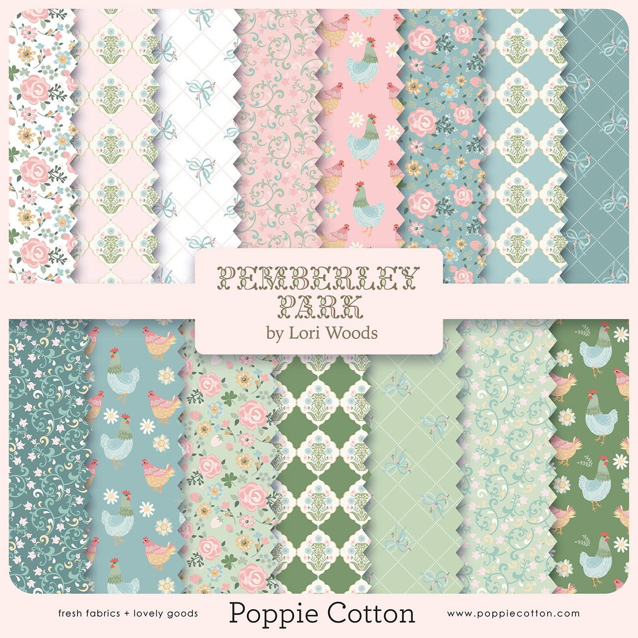 16 Prints Fat Quarter Bundles