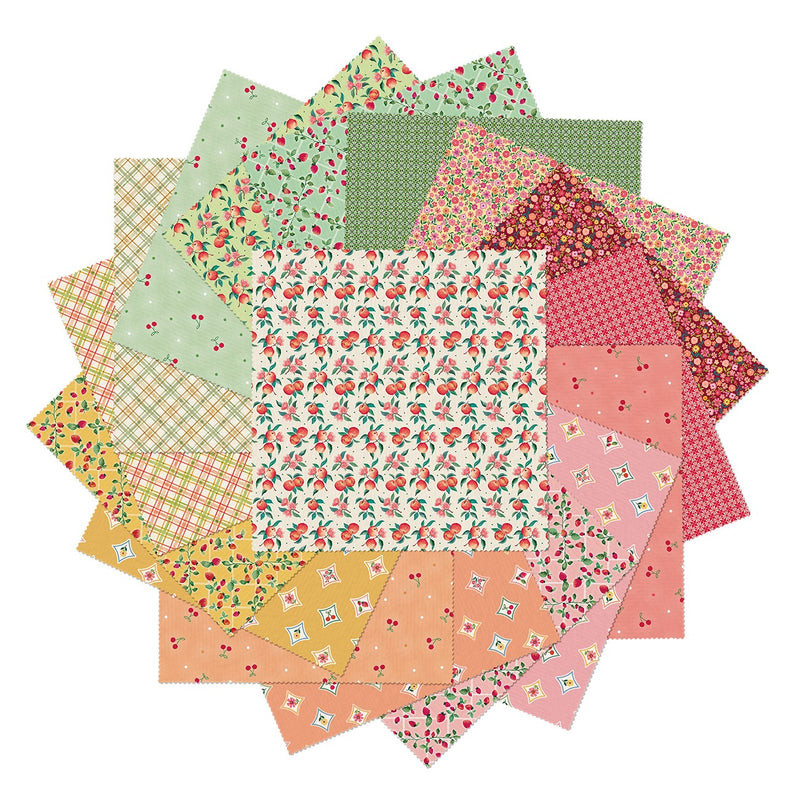 Peaches & Cream 10in Squares, 42pcs/bundle