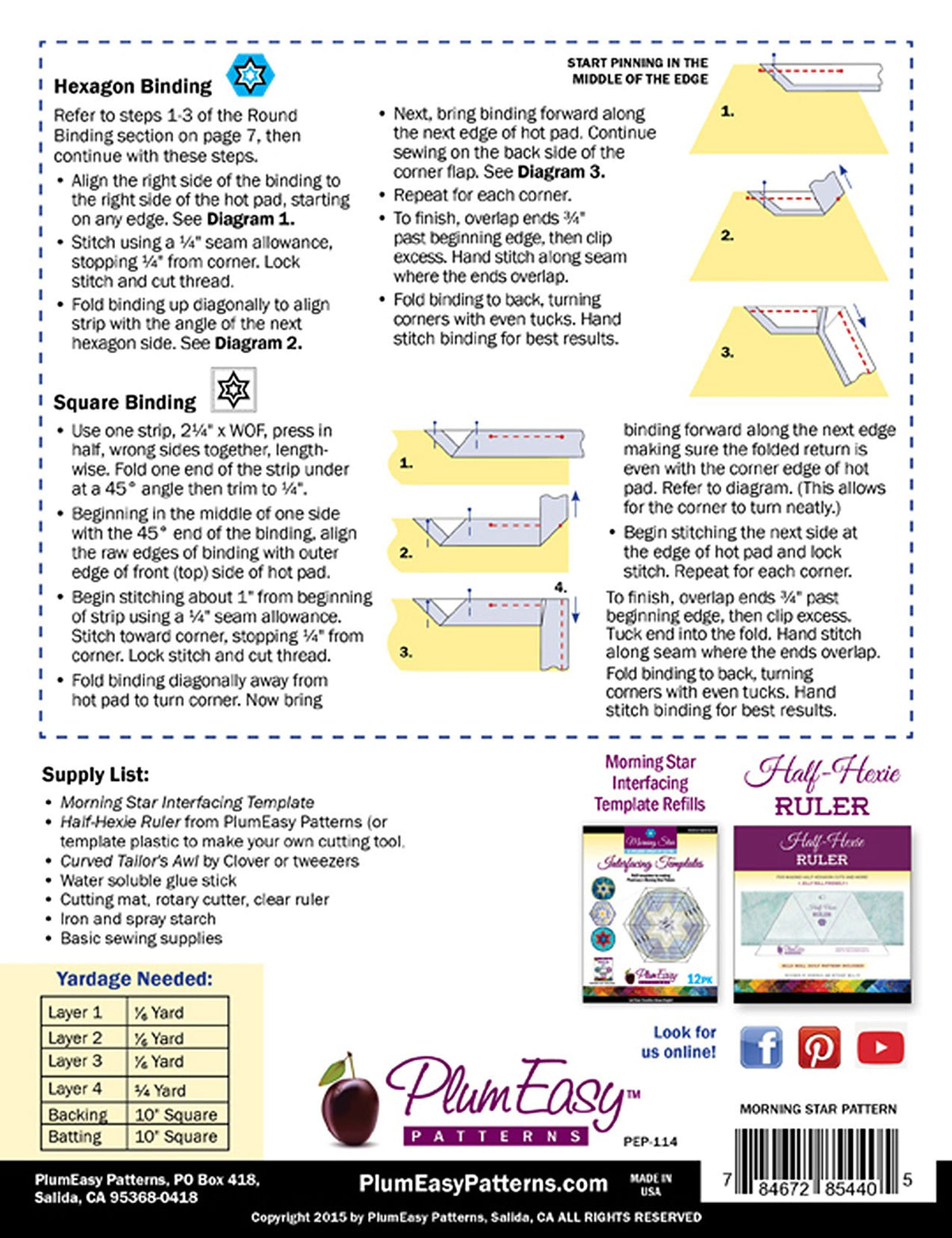 Morning Star Hot Pad