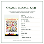Product Specifications – Orange Blossom Quilt