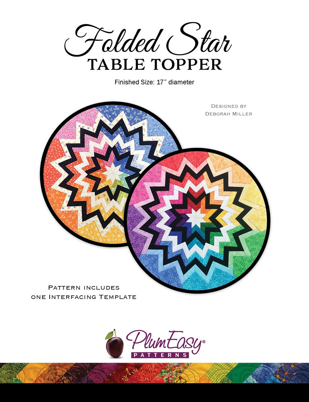 Folded Star Table Topper Pattern