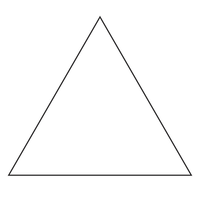 1in Equilateral Triangle Papers