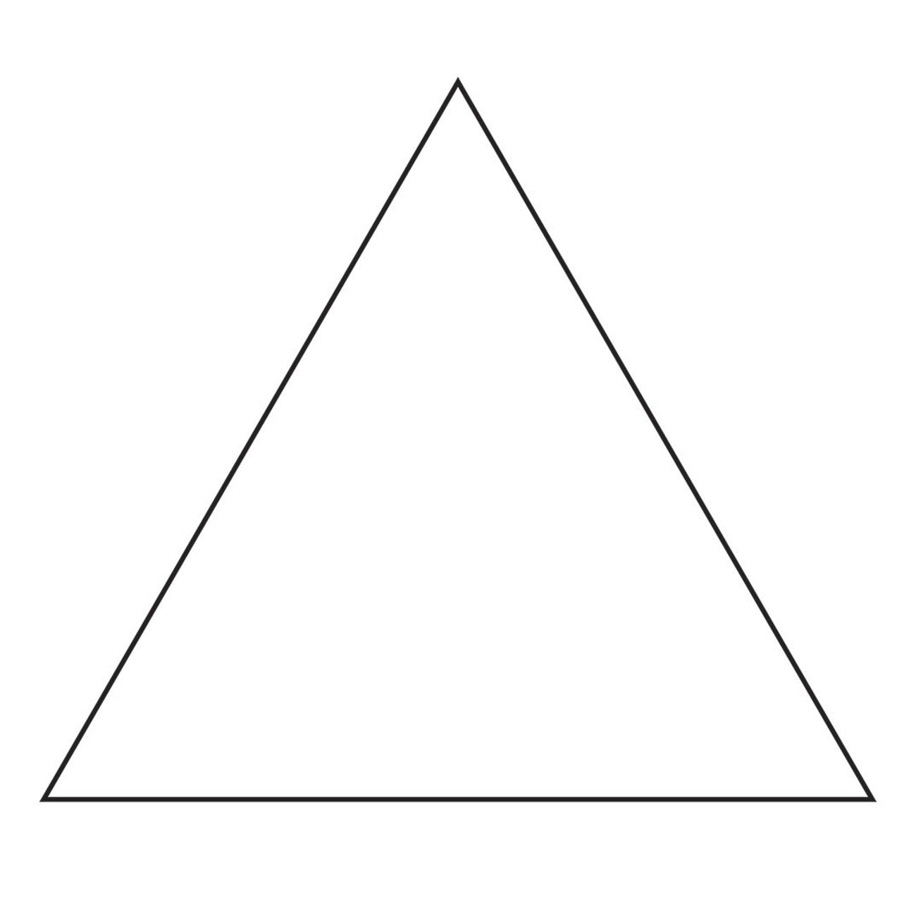 2-1/2in Equilateral Triangle Papers