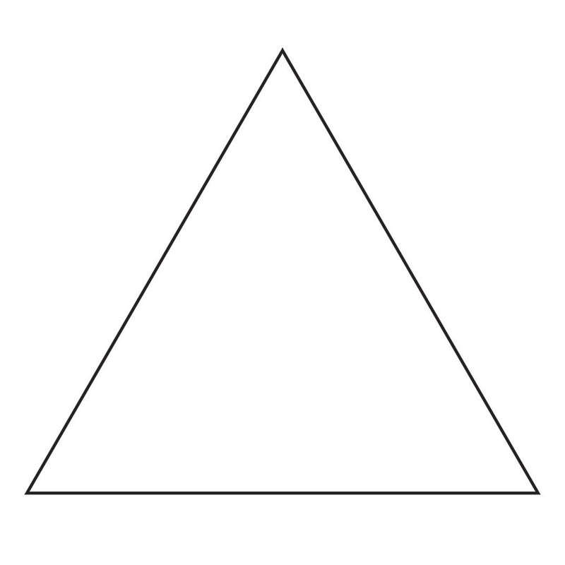 2-1/2in Equilateral Triangle Papers