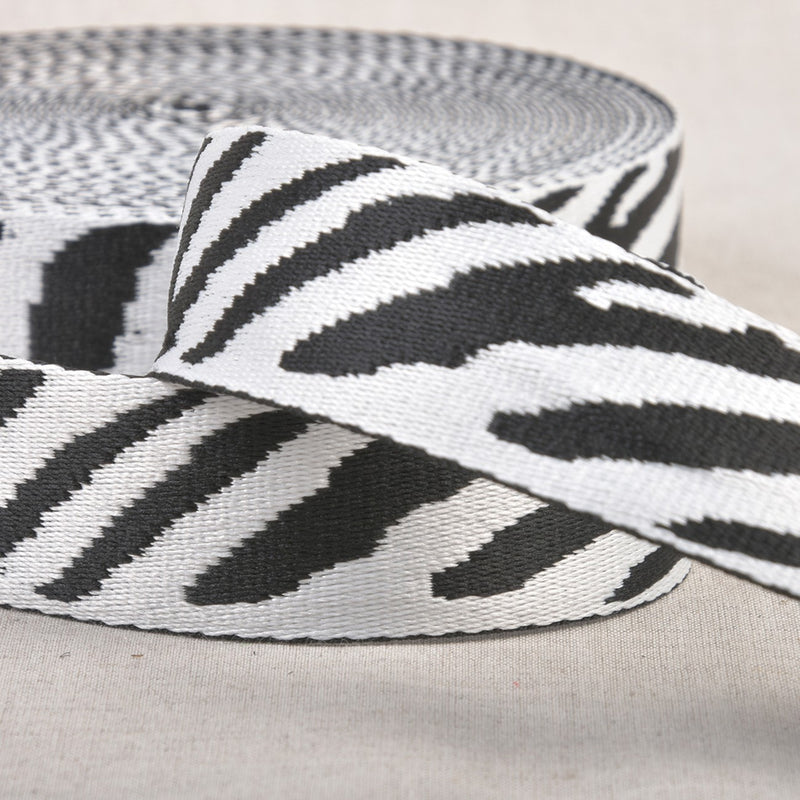 Animal Print Webbing Zebra 1-1/2in x 16yds