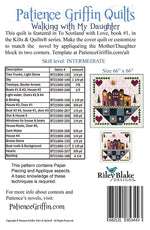 Walking with My Daughter Quilt Pattern