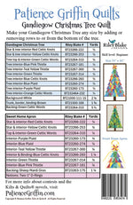 Updated Gandiegow Christmas Tree Quilt & Sweet Home Apron